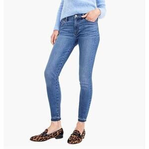 J. Crew 8" Toothpick Raw Hem Skinny Jeans // 28